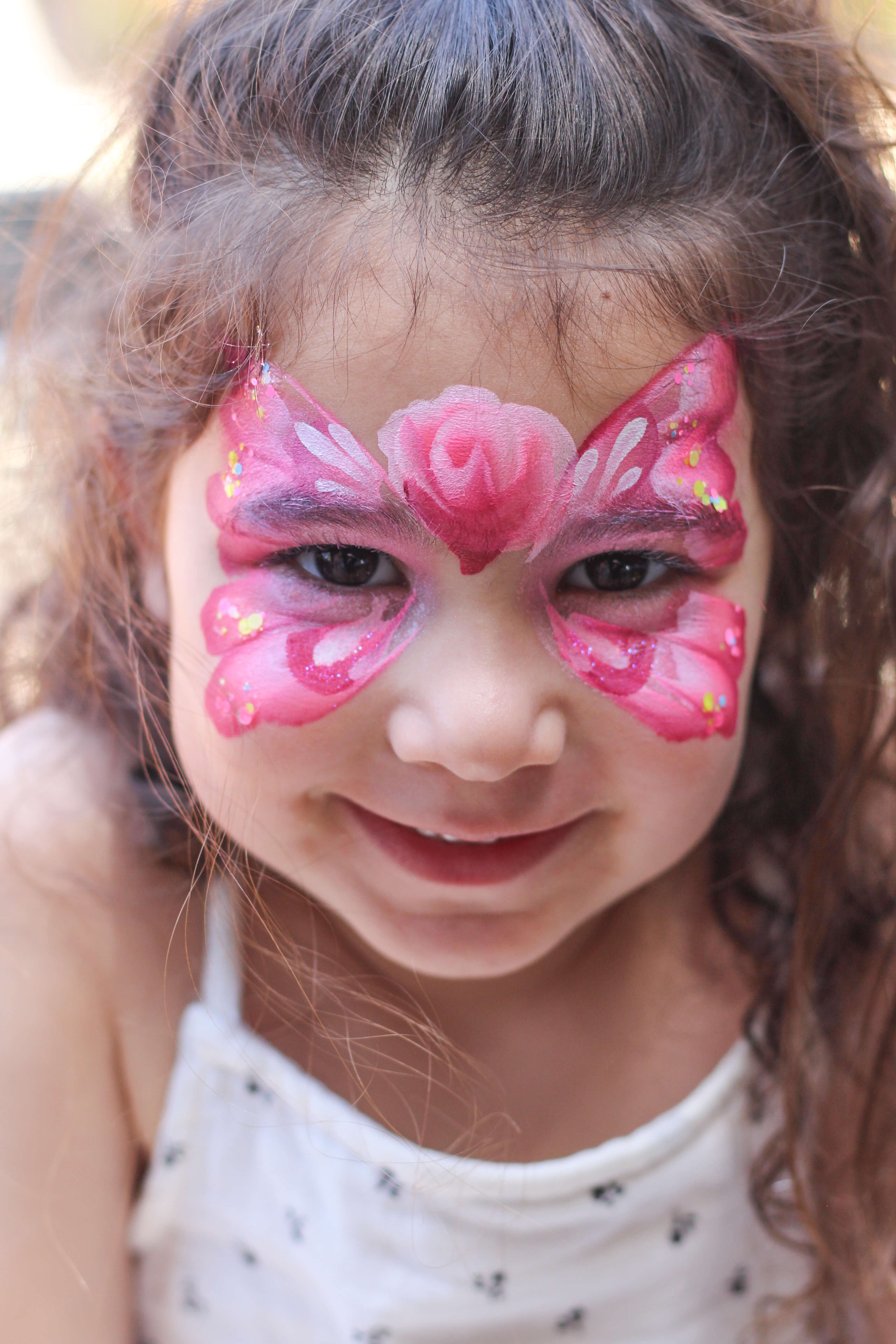 איפור פרפר לילדה